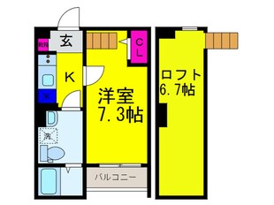 アルモあびこの物件間取画像